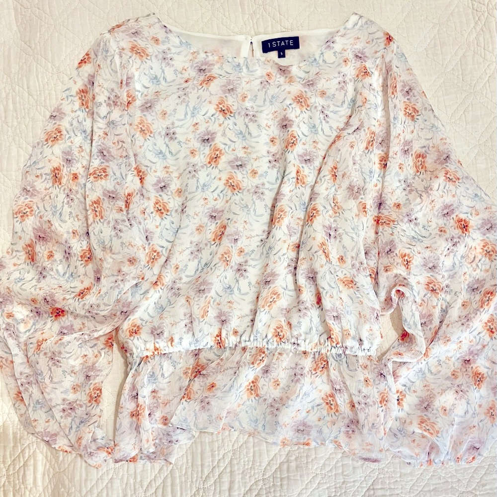 🌸🌸1. State gauzy Blouse in S - Picture 1 of 7